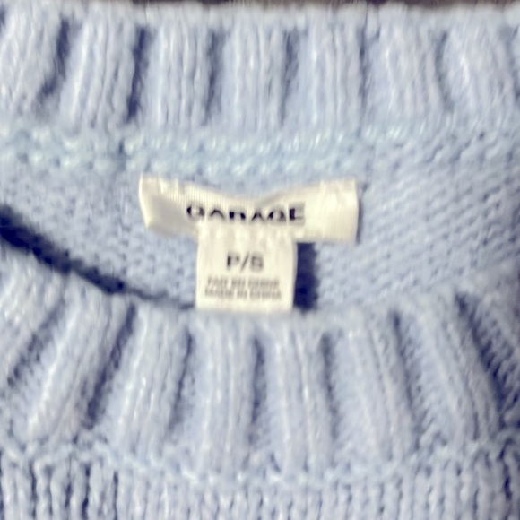 Garage Blue Crewneck Sweater - Picture 3 of 4